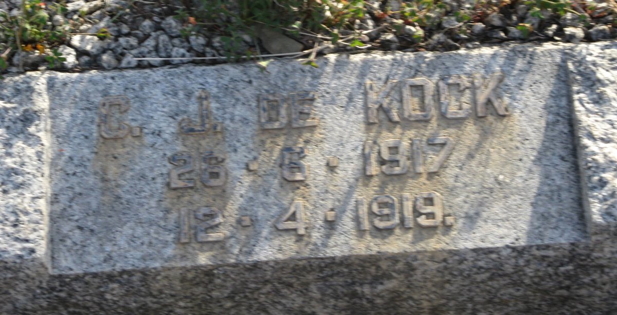 KOCK C.J., de 1917-1919