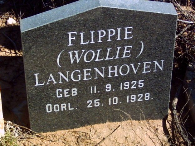 LANGENHOVEN Flippie 1925-1928
