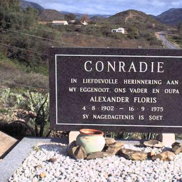 CONRADIE Alexander Floris 1902 - 1975