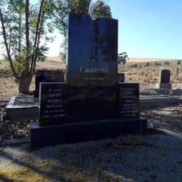 CARSTENS Alwyn Jacobus Nicolaas 1892-1960 & Anna Catharina Maria LATEGAN 1893-1976