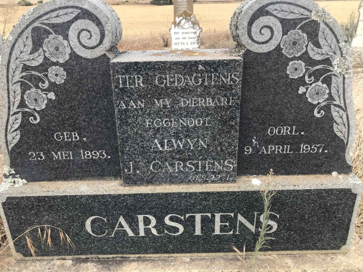 CARSTENS Alwyn J. 1893-1957