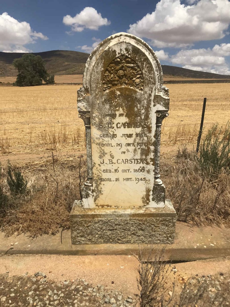 CARSTENS S.C. 1858-1917 & J.B. 1866-1945