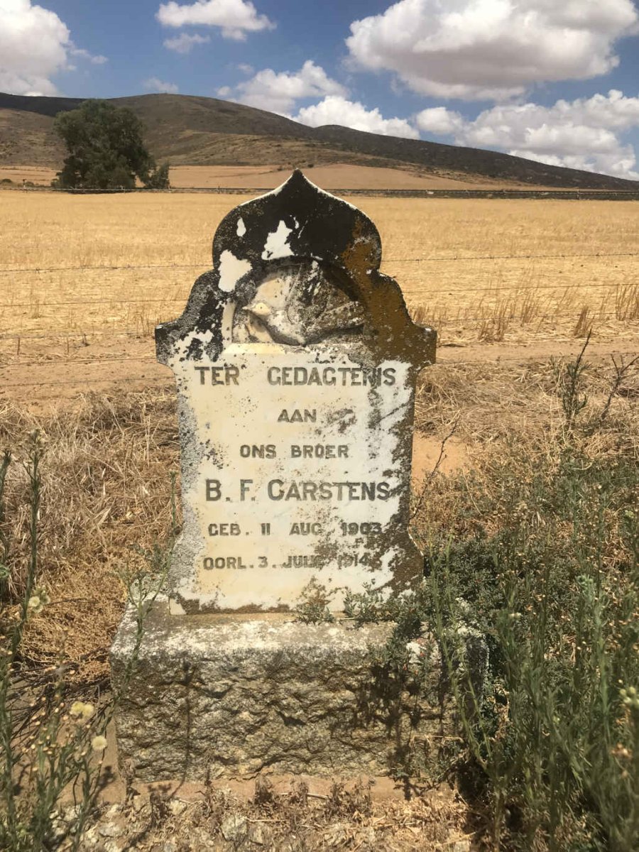 CARSTENS B.F. 1903-1914