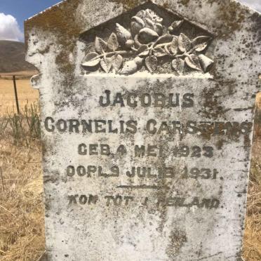 CARSTENS Jacobus Cornelis 1923-1931