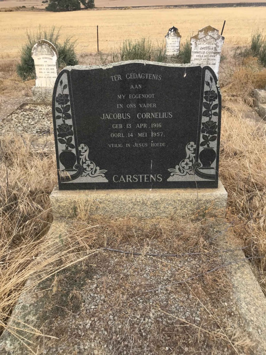 CARSTENS Jacobus Cornelius 1916-1957