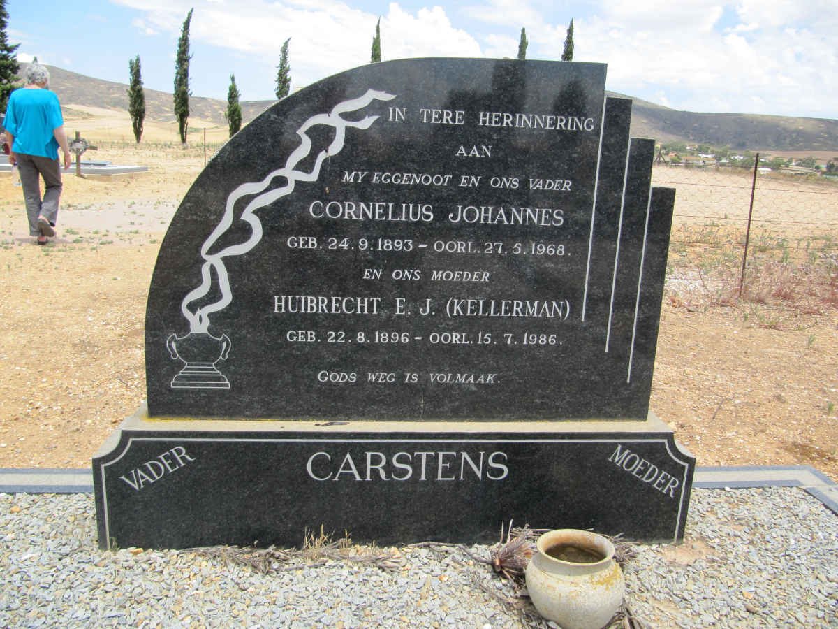 CARSTENS Cornelius Johannes 1893-1968 &amp; Huibrecht E.J. KELLERMAN 1896-1986