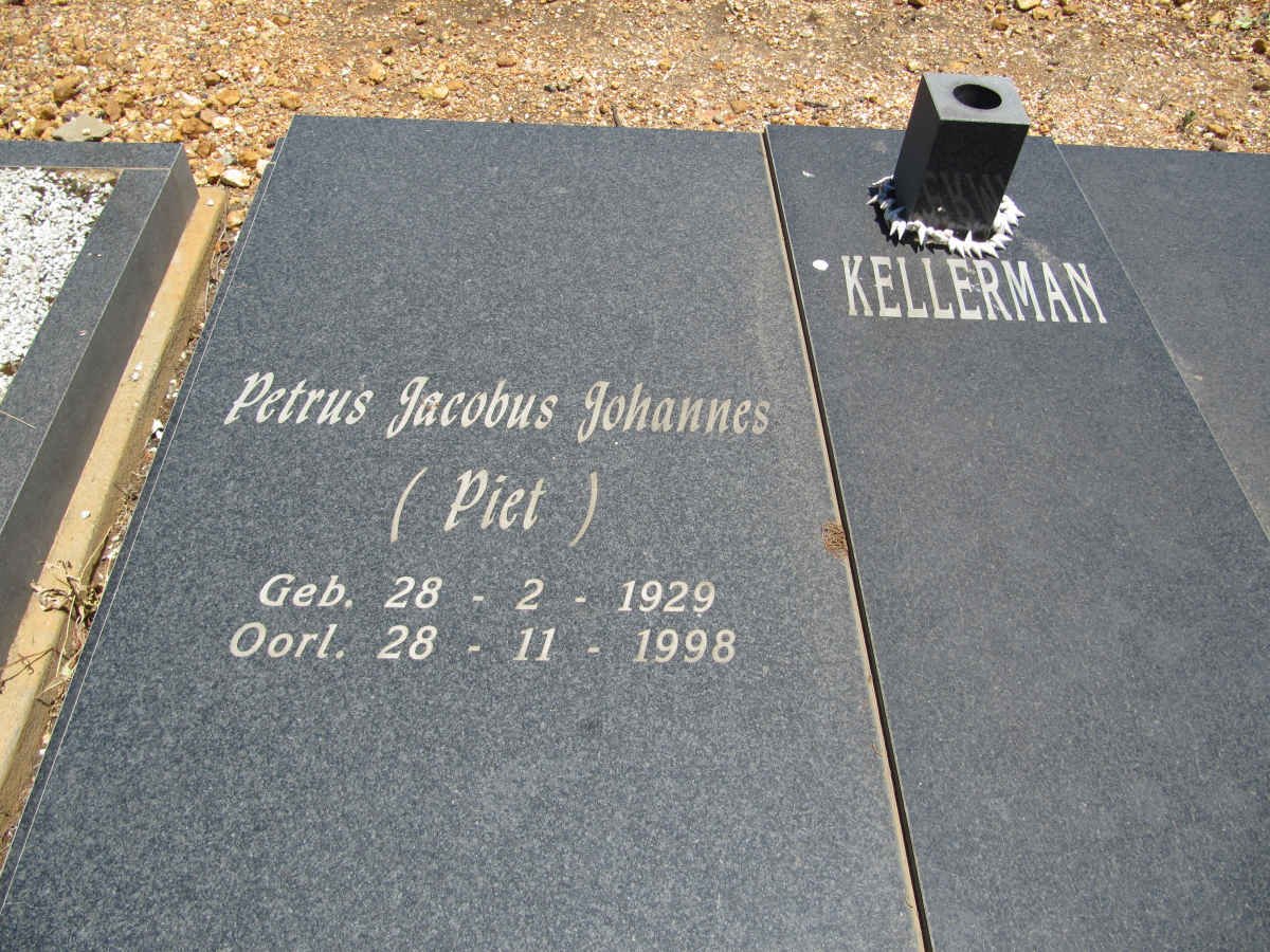 KELLERMAN Petrus Jacobus Johannes 1929-1998