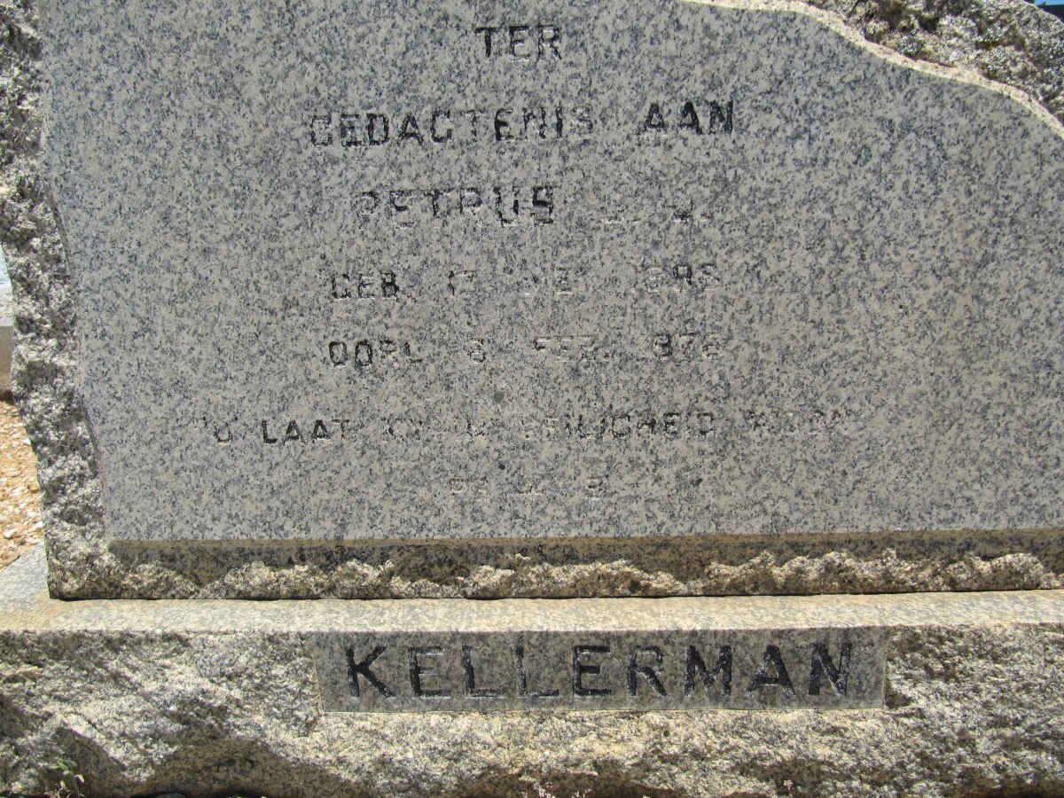 KELLERMAN Petrus 1898-197?
