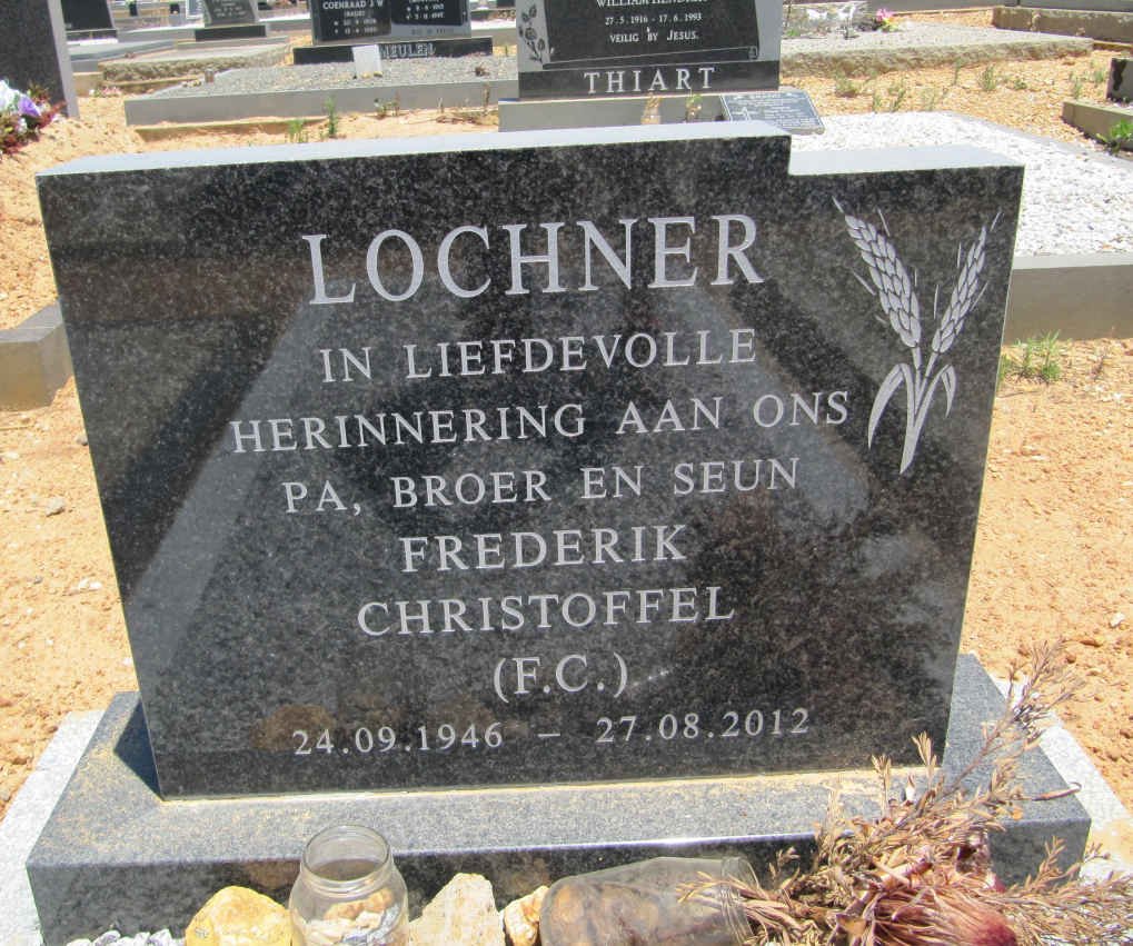 LOCHNER Frederik Christoffel 1946-2012