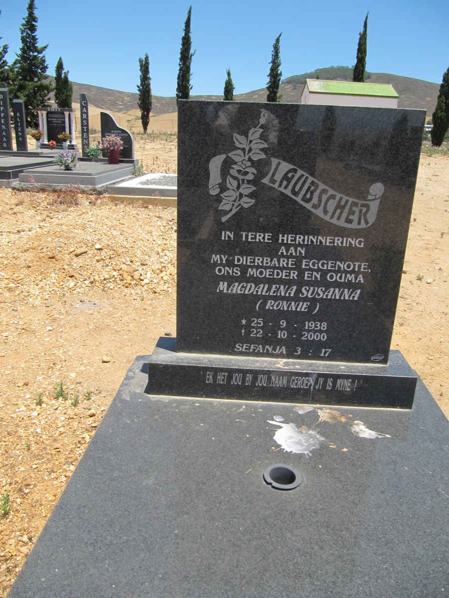 LAUBSCHER Magdalena Susanna 1938-2000