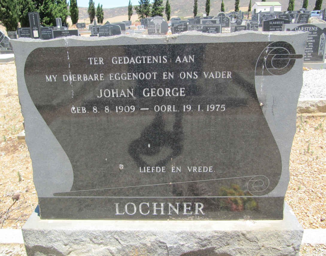 LOCHNER Johan George 1909-1975