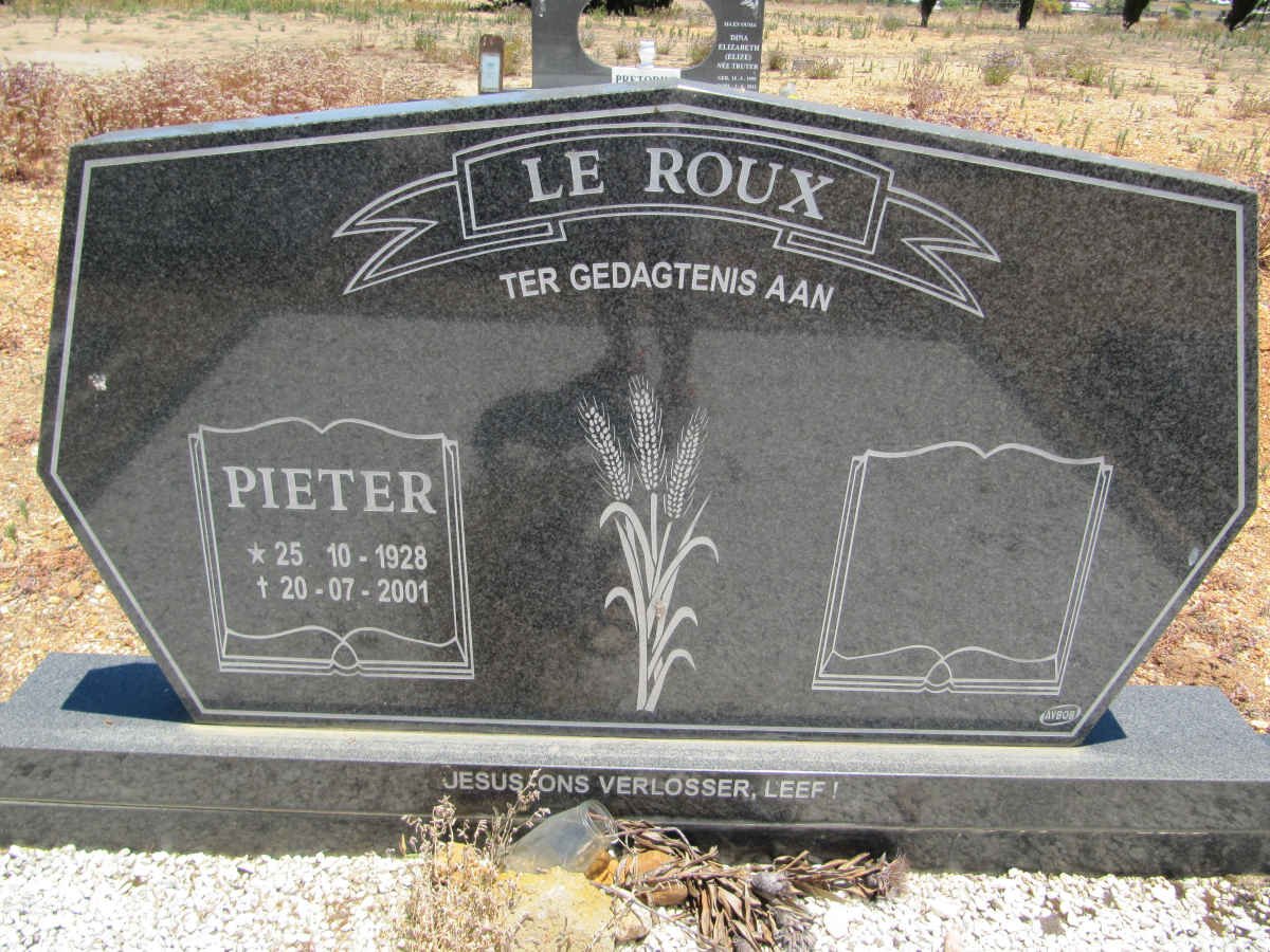 ROUX Pieter, le 1928-2001