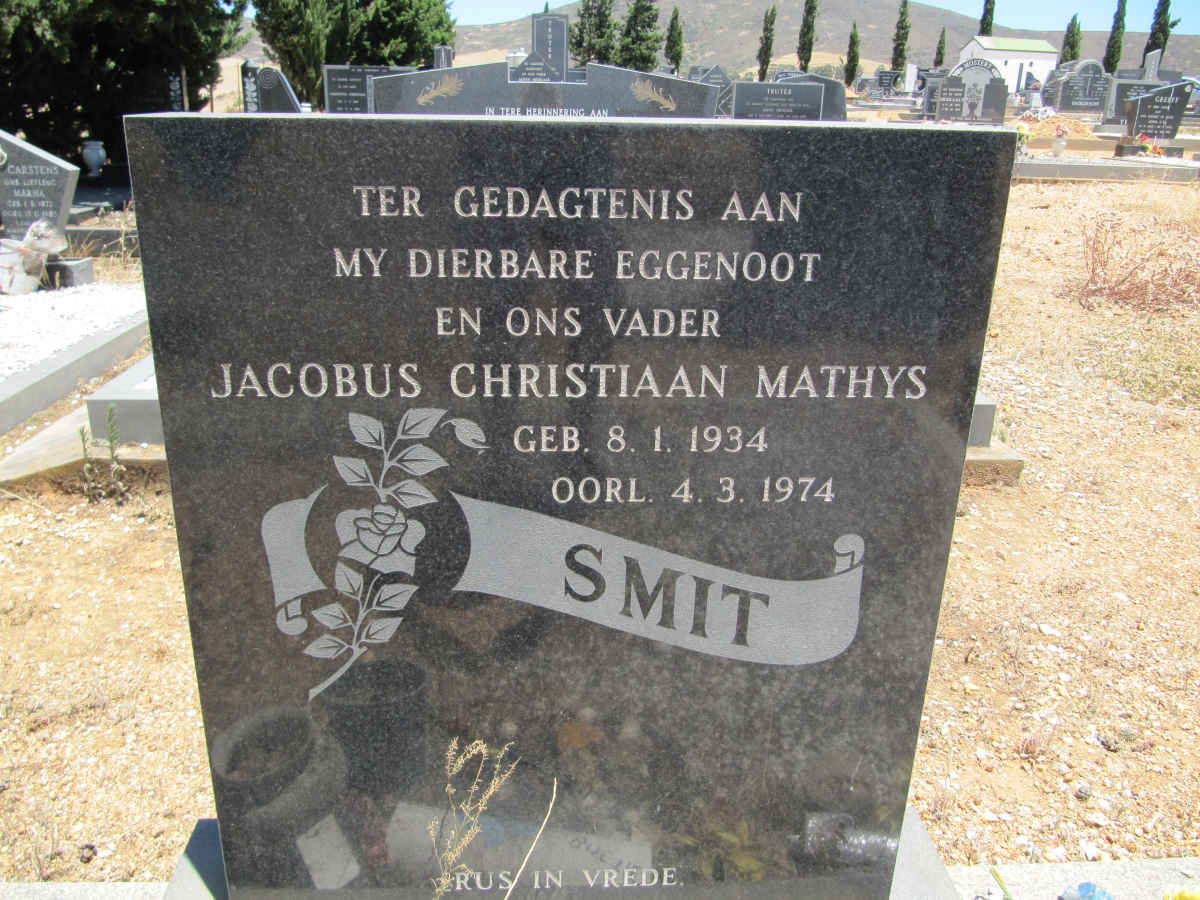 SMIT Jacobus Christiaan Mathys 1934-1974
