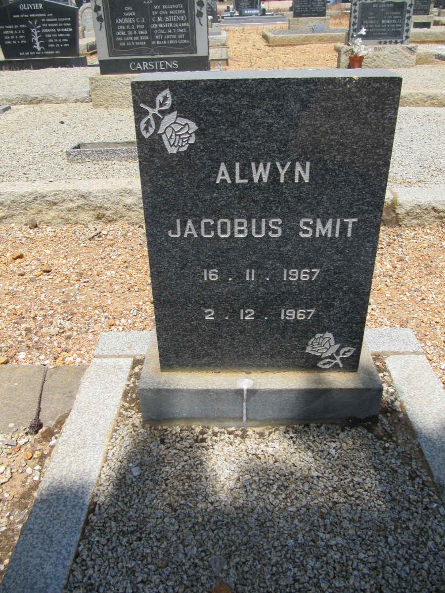 SMIT Alwyn Jacobus 1967-1967