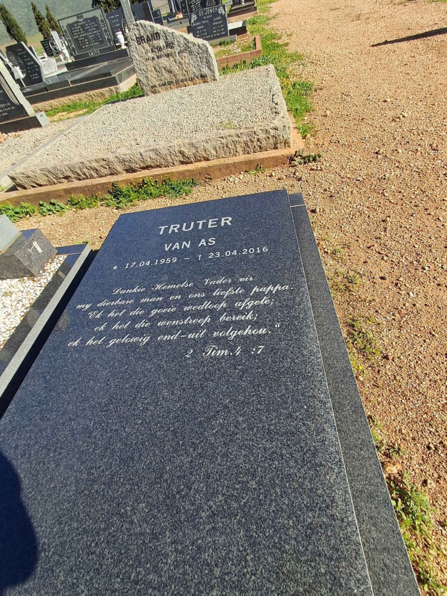 TRUTER Van As 1959-2016