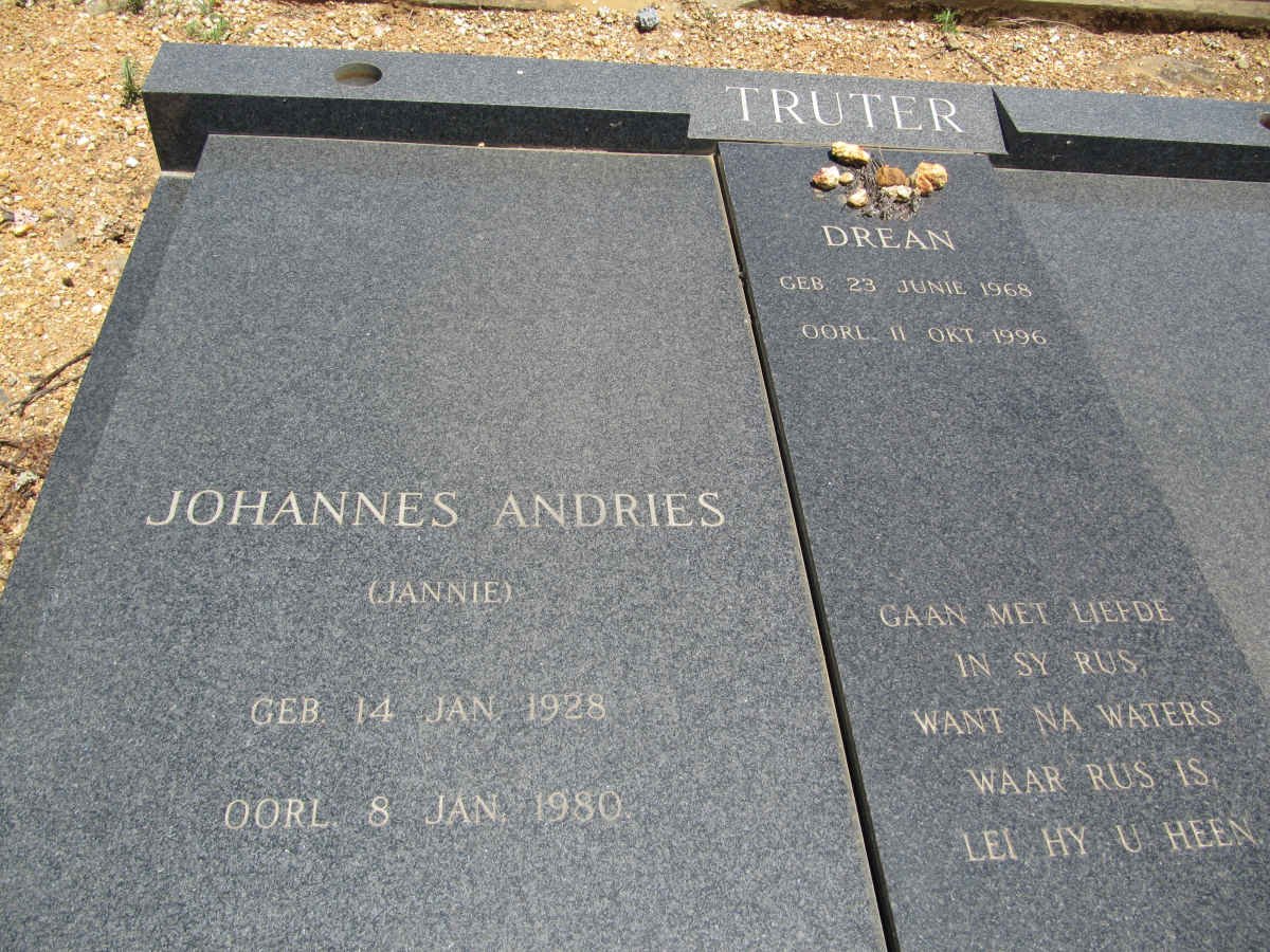 TRUTER Johannes Andries 1928-1980 :: TRUTER Drean 1968-1996