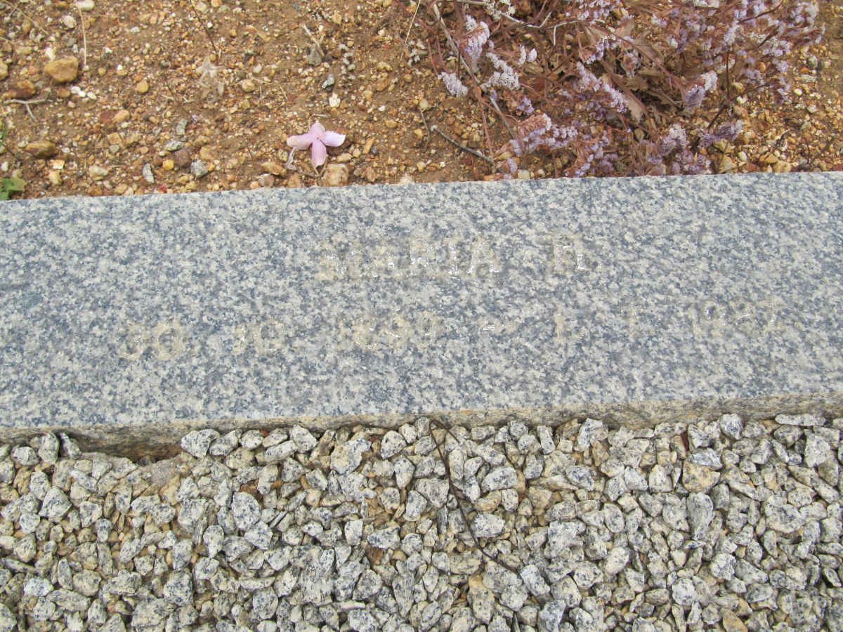 TOIT Maria H., du 1899-198?