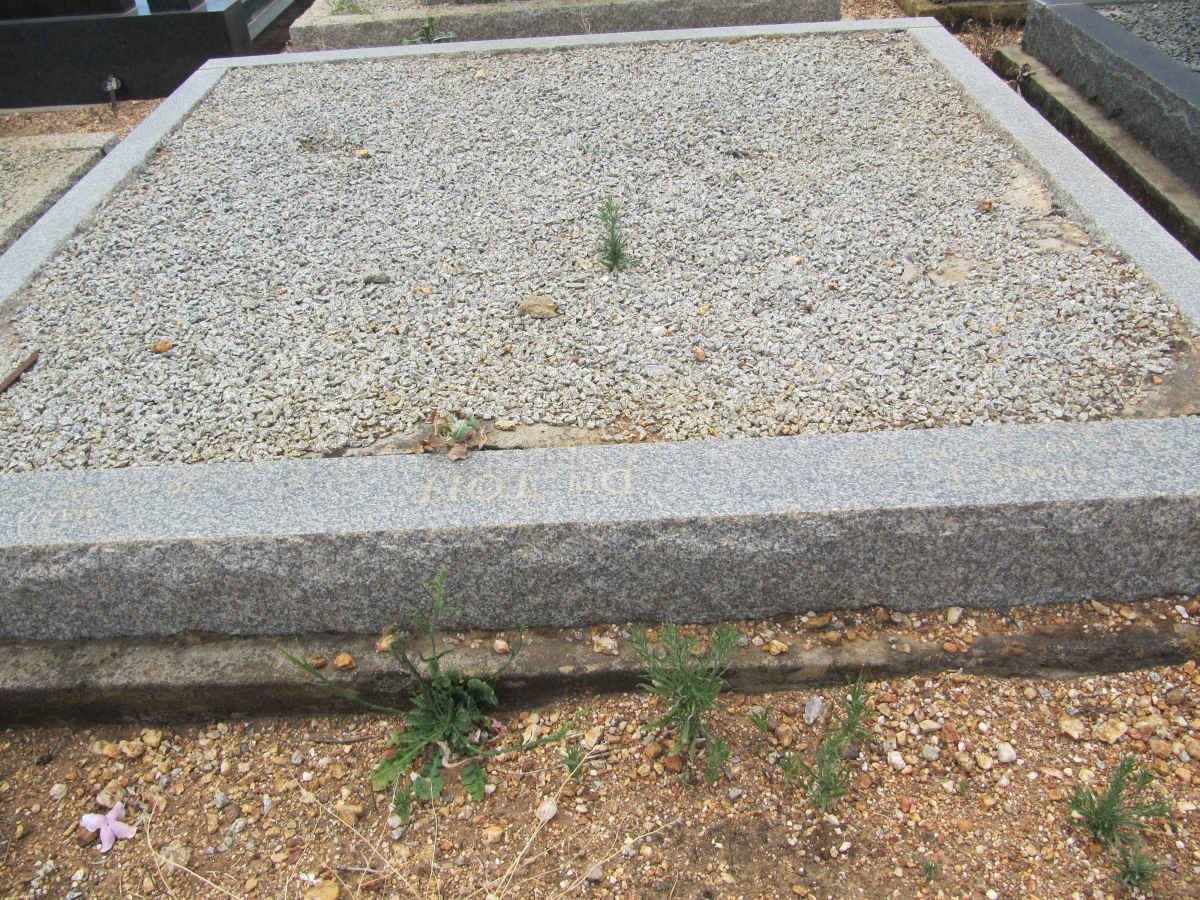 TOIT Floris J., du 1899-19?? &amp; Maria H. 1899-198?
