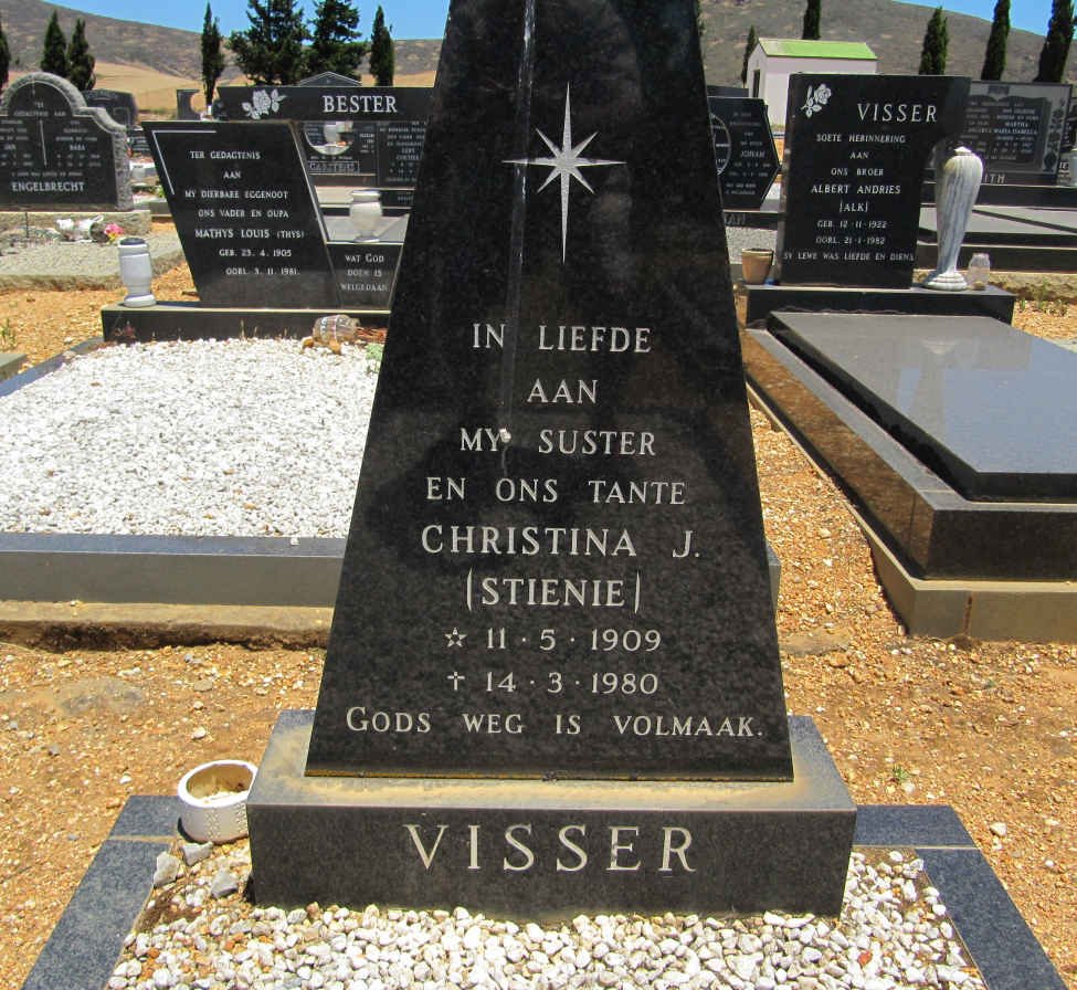 VISSER Christina J. 1909-1980