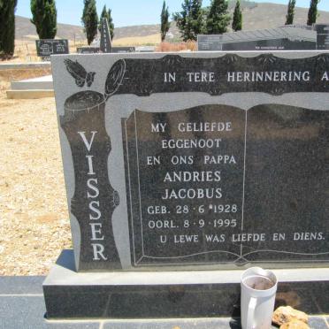 VISSER Andries Jacobus 1928-1995