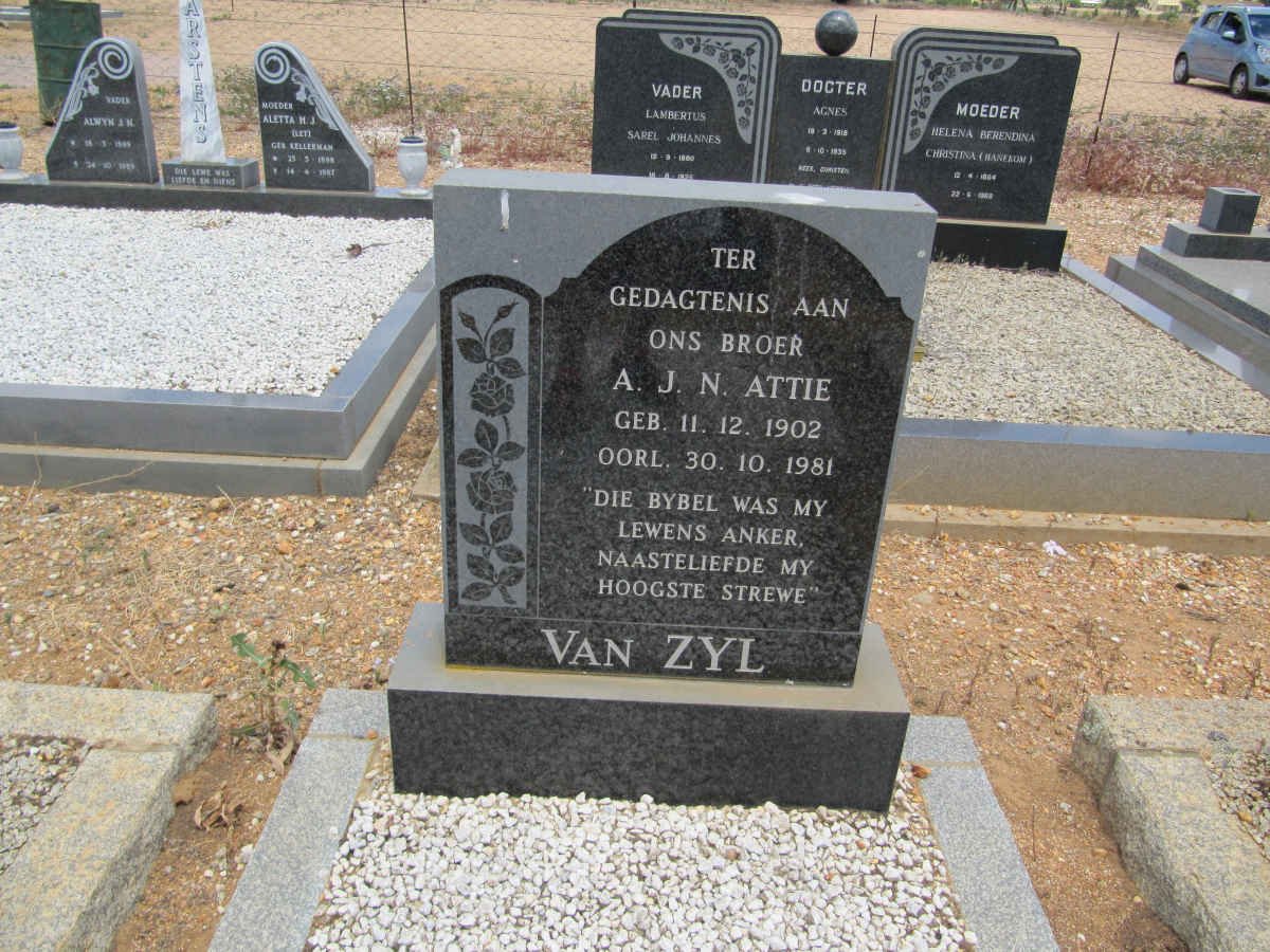 ZYL A.J.N., van 1902-1981