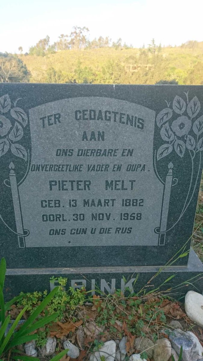 BRINK Pieter Melt 1882-1958