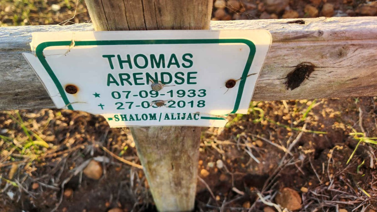 ARENDSE Thomas 1933-2018
