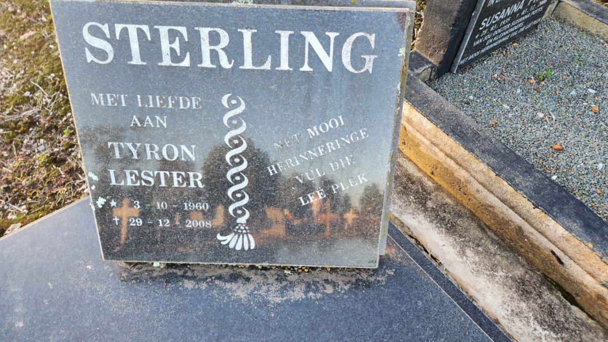 STERLING Tyron Lester 1960-2008