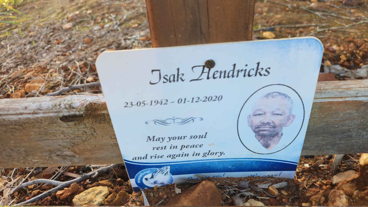 HENDRICKS Isak 1942-2020