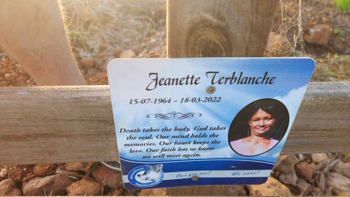 TERBLANCHES Jeanette 1964-2022