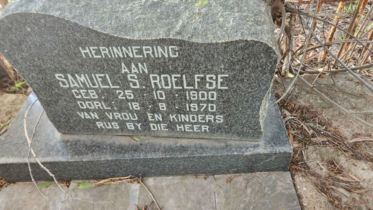 ROELFSE Samuel S. 1900-1970