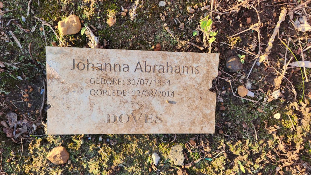 ABRAHAMS Johanna 1954-2014