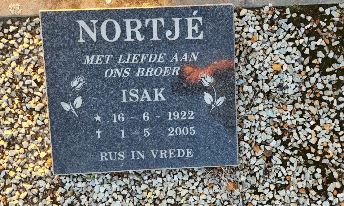 NORTJE Isak 1922-2005