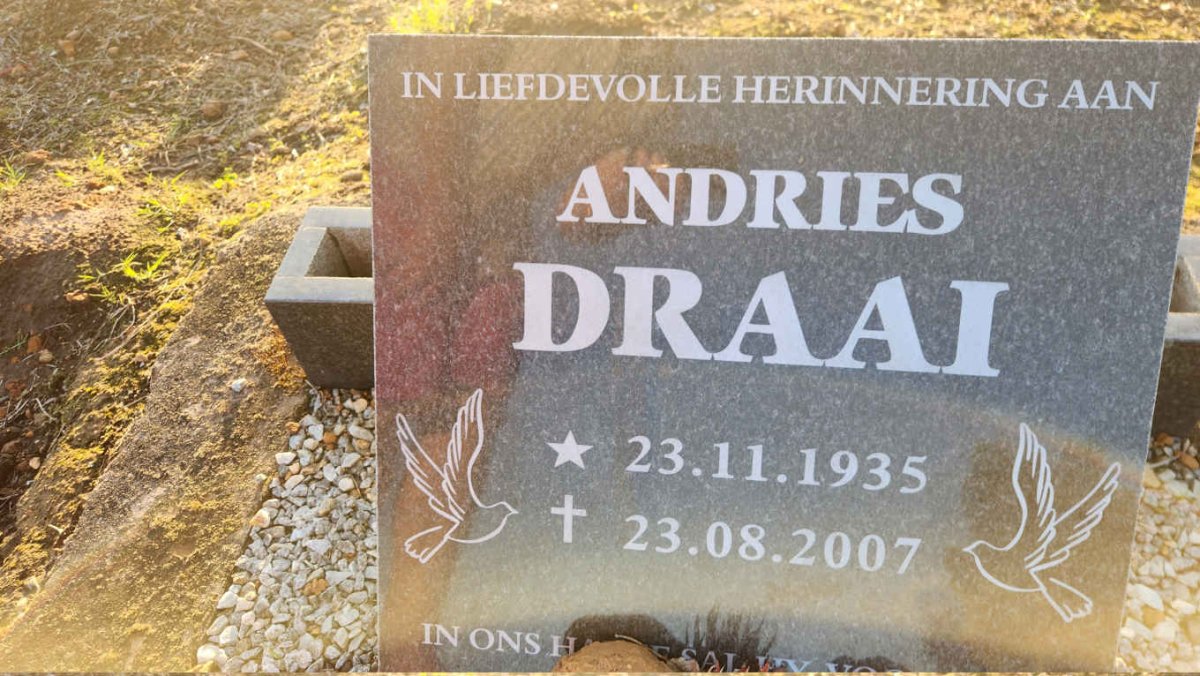 DRAAI Andries 1935-2007