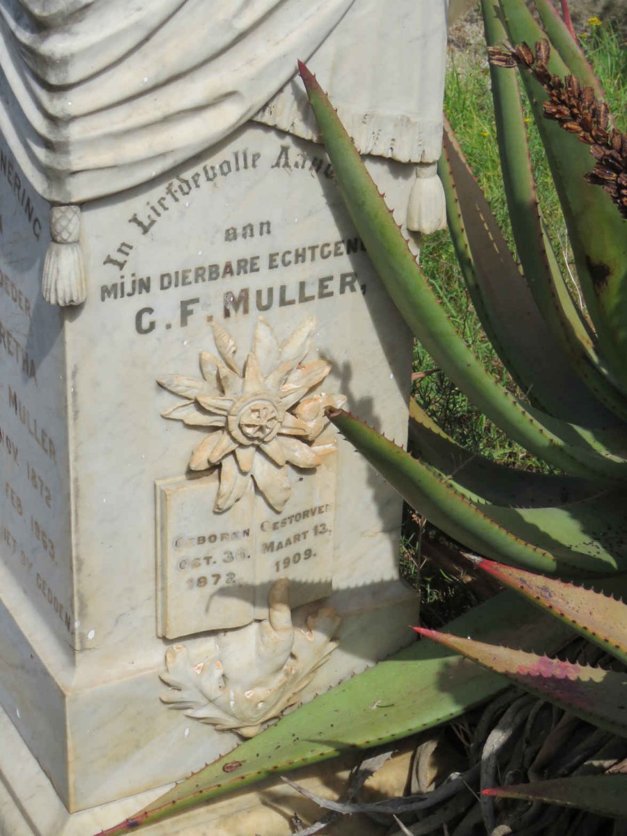 MULLER G.F. 1872-1909 & Margaretha Isabella 1872-1963