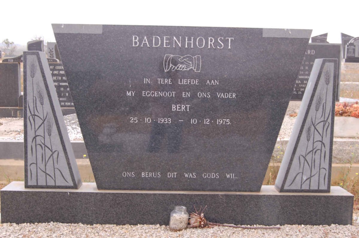 BADENHORST Bert 1933-1975