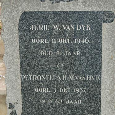 DYK Jurie W, van -1946 &amp; Petronella H.M. -1937