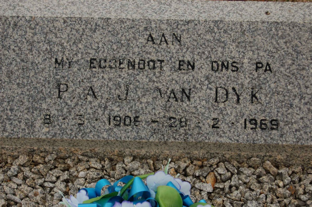 DYK P.A.J,.  van 1906-1969