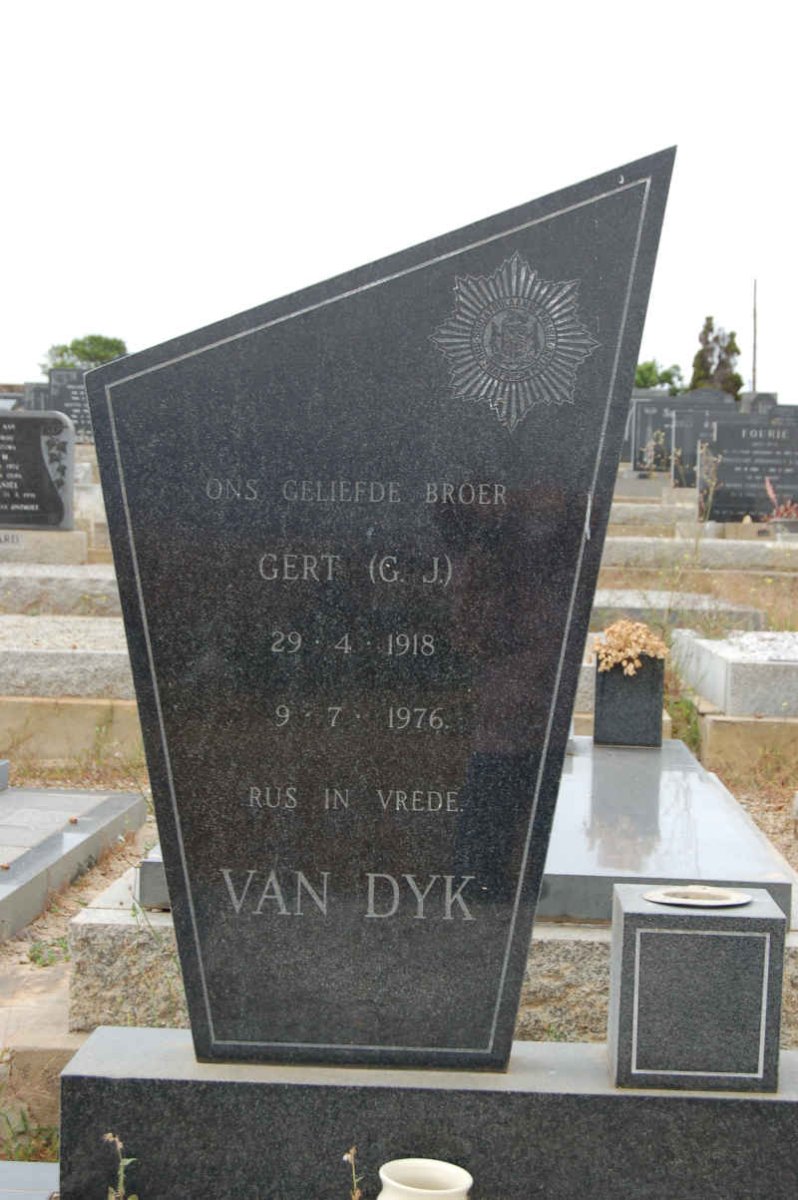 DYK G.J., van 1918-1976