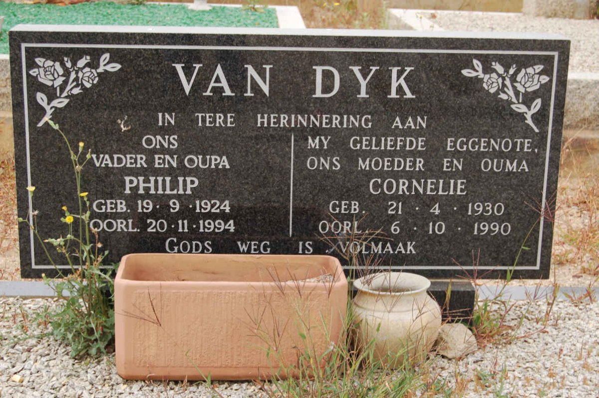 DYK Philip, van 1924-1994 &amp; Cornelie 1930-1990