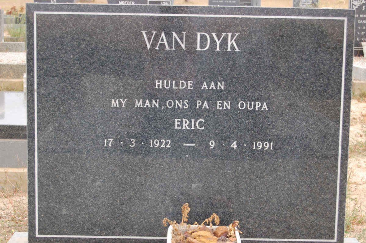 DYK Eric, van 1922-1991