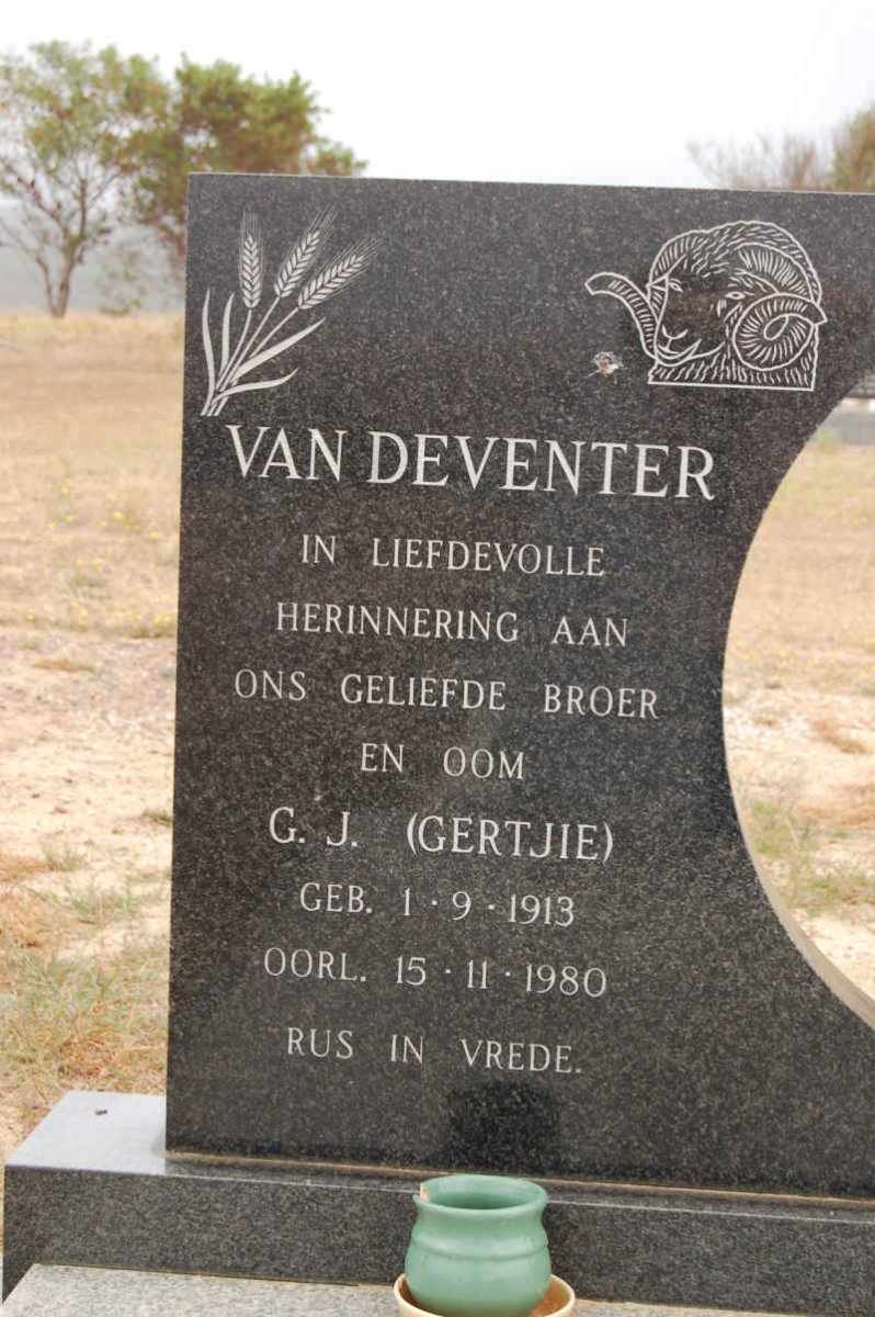 DEVENTER G.J., van 1913-1980
