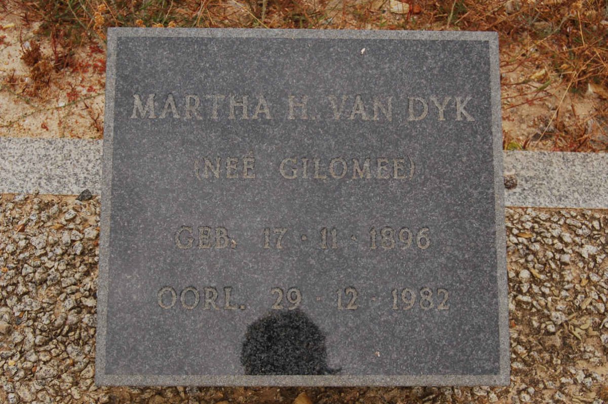 DYK Martha H., van nee GILOMEE 1896-1982