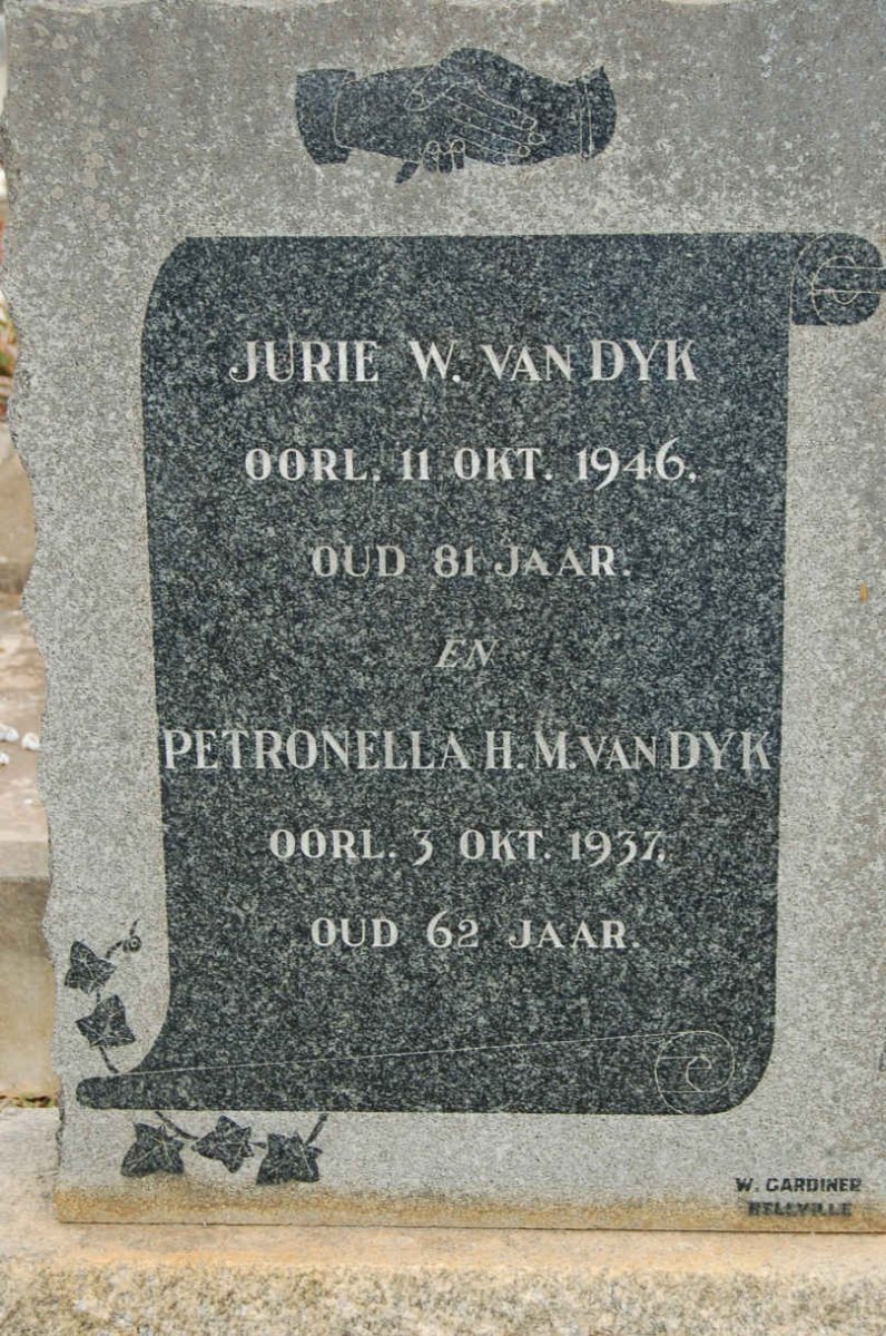 DYK Jurie W, van -1946 &amp; Petronella H.M. -1937
