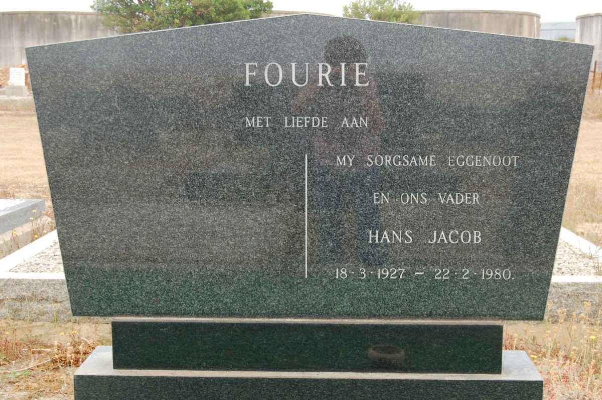 FOURIE Hans Jacob 1927-1980