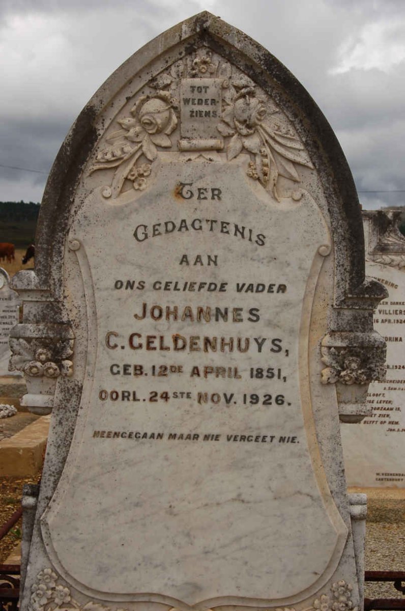 GELDENHUYS Johannes C. 1851-1926