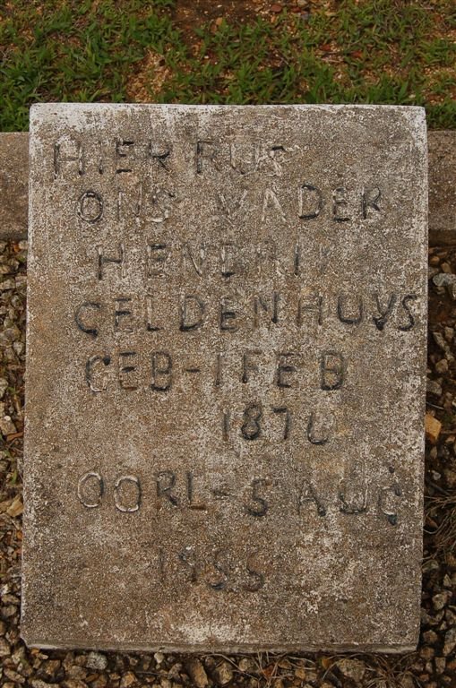GELDENHUYS Hendrik 1870-1955