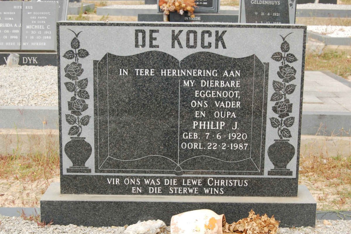 KOCK Philip J., de 1920-1987