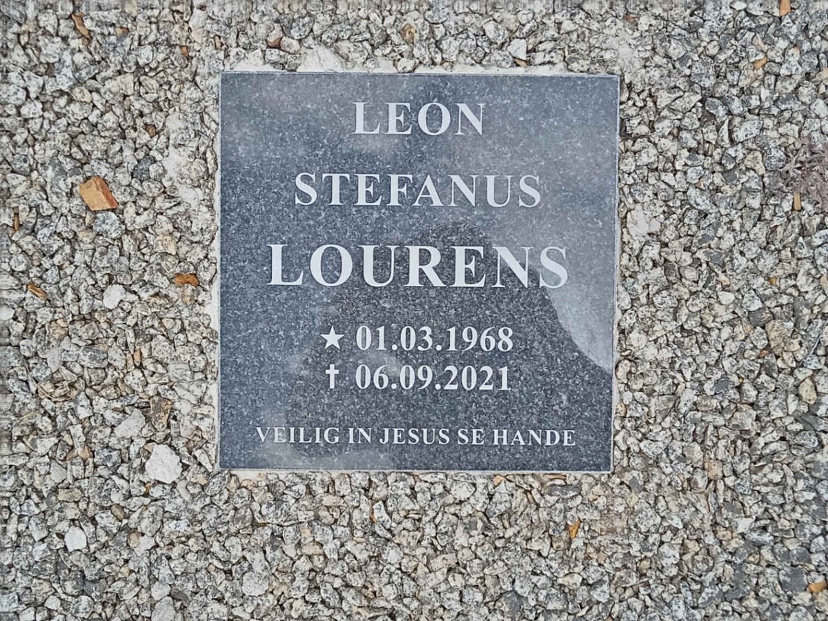 LOURENS Leon Stefanus 1968-2021