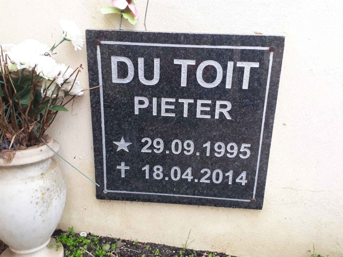 TOIT Pieter, du 1995-2014